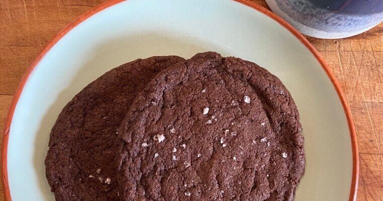 sea salt chocolate cookies